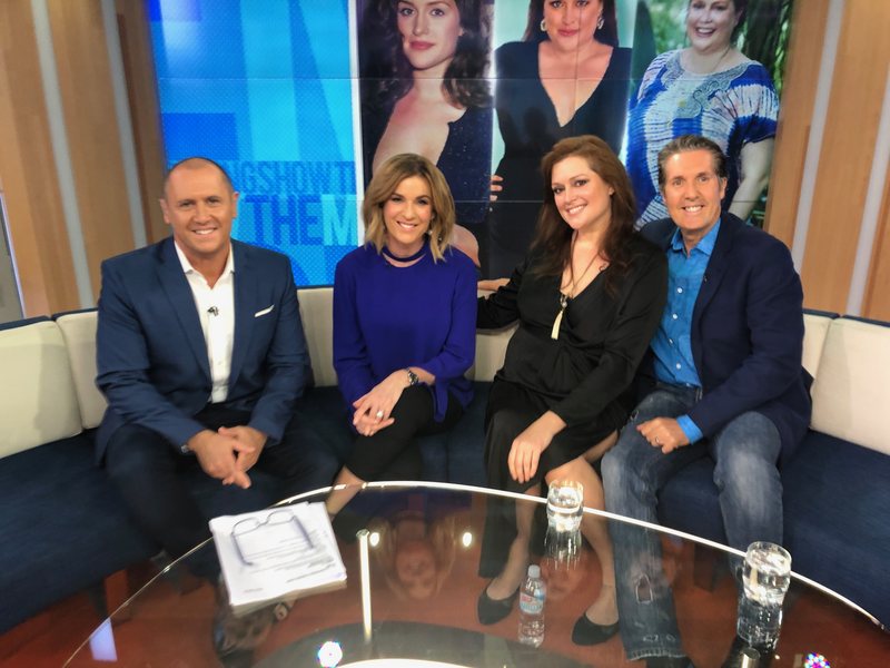 Mark Stephens and Tziporah Malkah on a morning television panel